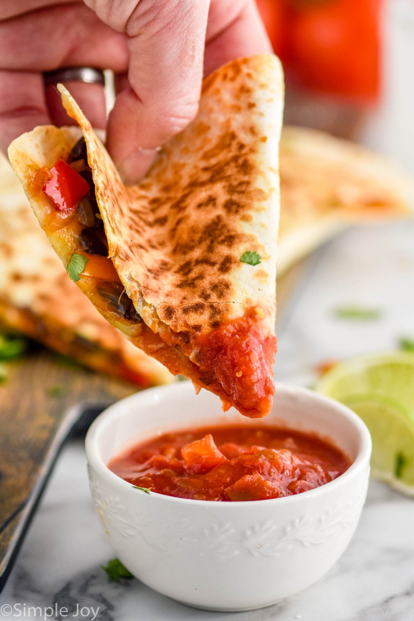 Vegetarian Quesadilla Simple Joy