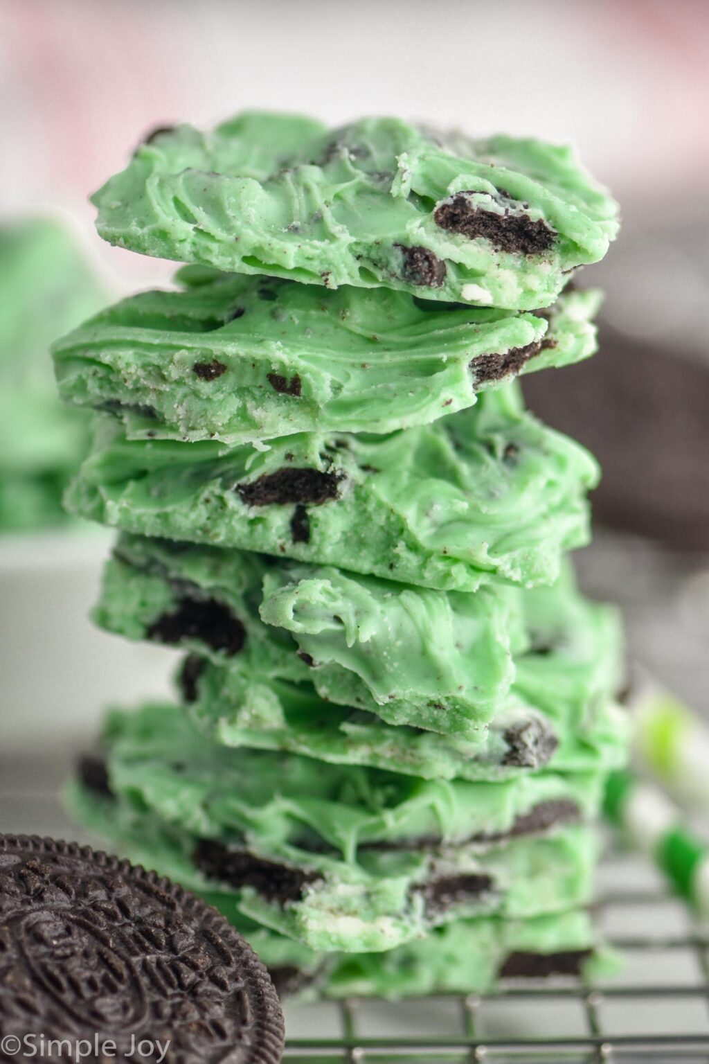 Mint Oreo Bark - Simple Joy