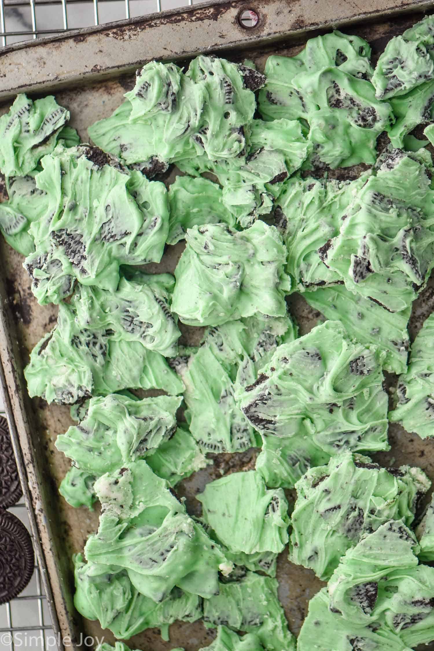 Mint Oreo Bark - Simple Joy