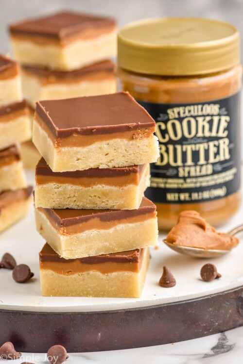 Sugar Cookie Cookie Butter Bars - Simple Joy