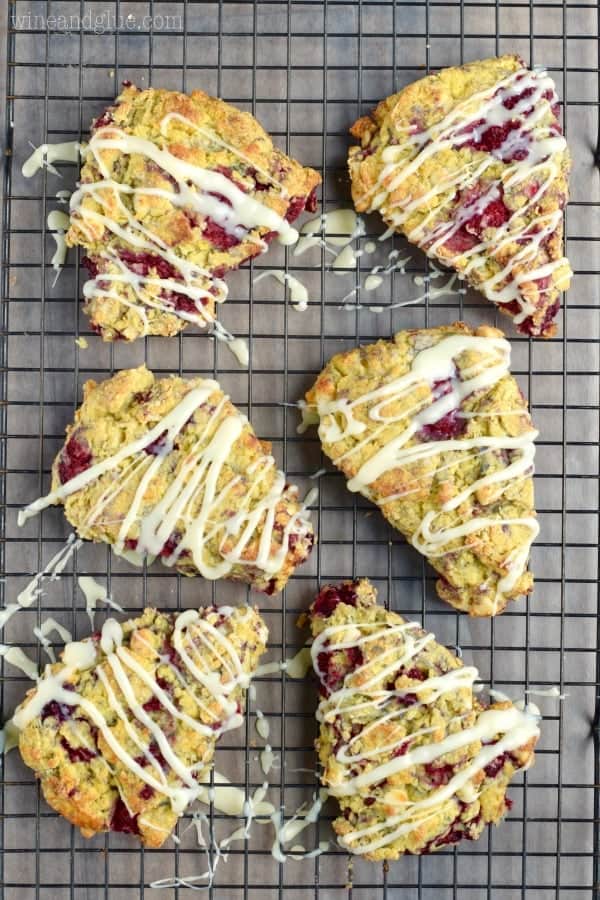 These White Chocolate Raspberry Scones are soft, moist, delicious scones! Your coffee has never been happier.