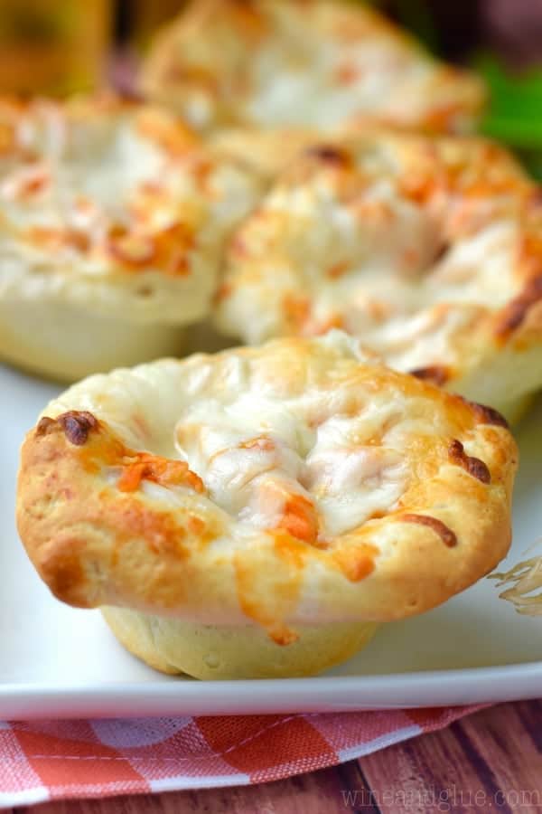 Buffalo Chicken Cups that are super simple to make and totally delicious!