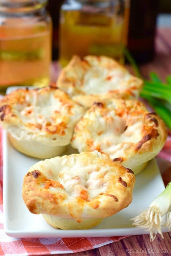 Buffalo Chicken Cups that are super simple to make and totally delicious!