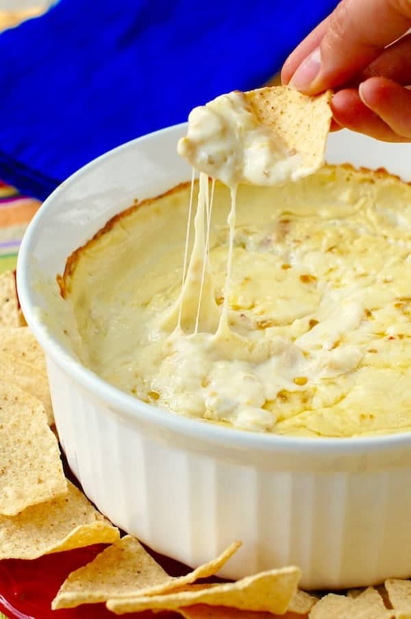 This Creamy Corn and Bacon Cheese Dip is delicious, creamy, cheesy and comes together so easily!
