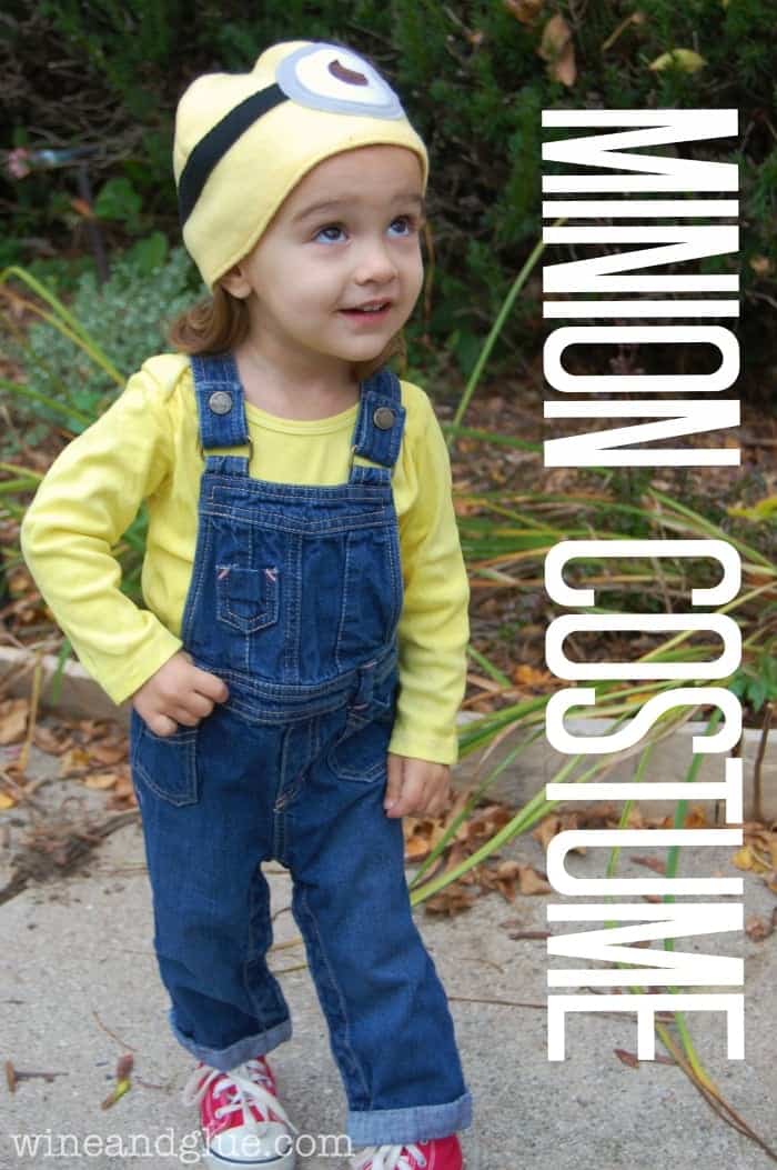 Easy Minion Costume with simple instructions to sew a Minion hat!