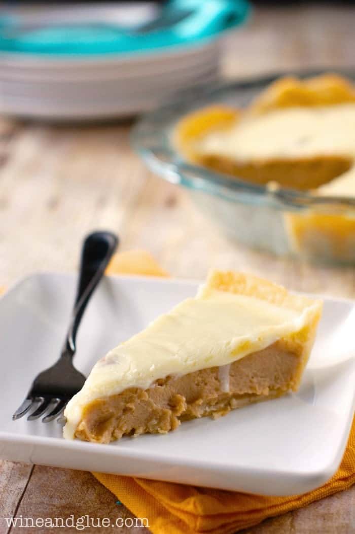 This Peanut Butter Pie with White Chocolate Ganache is so rich and delicious!
