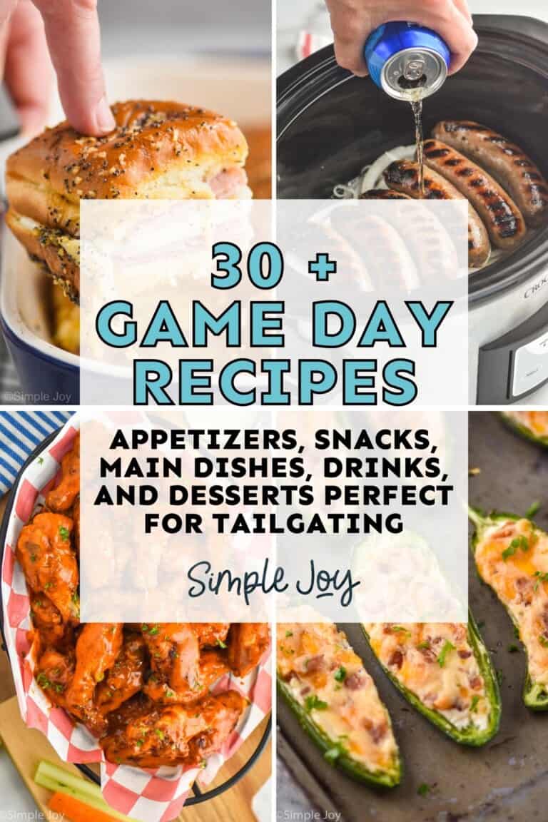 30+ Game Day Recipes - Simple Joy