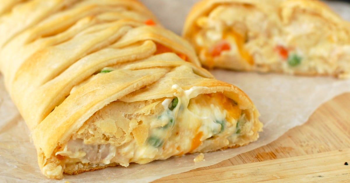 Chicken Pot Pie Crescent Braid Simple Joy 