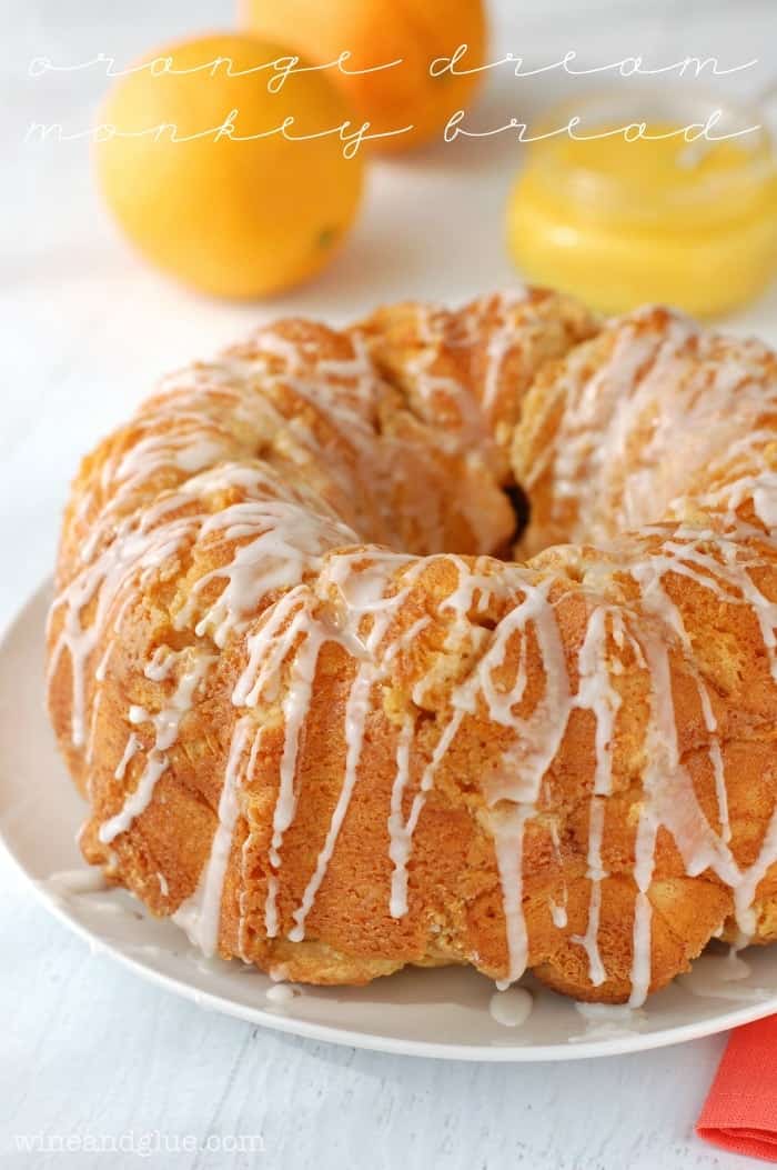 his Orange Dream Monkey Bread taste like an orange dreamsicle in monkey bread form!