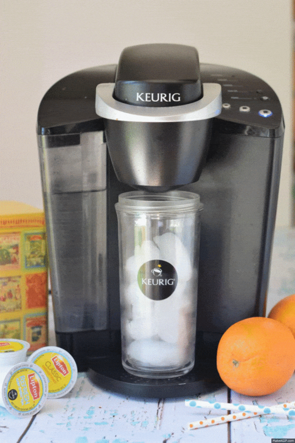 Lipton Tea K-Cups make it easy to have iced tea in minutes!