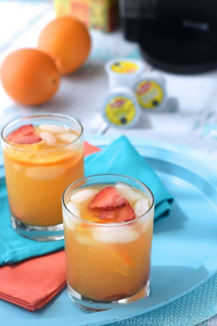 This Tropical Tea is an easy cocktail that is refreshing and perfect for summer!