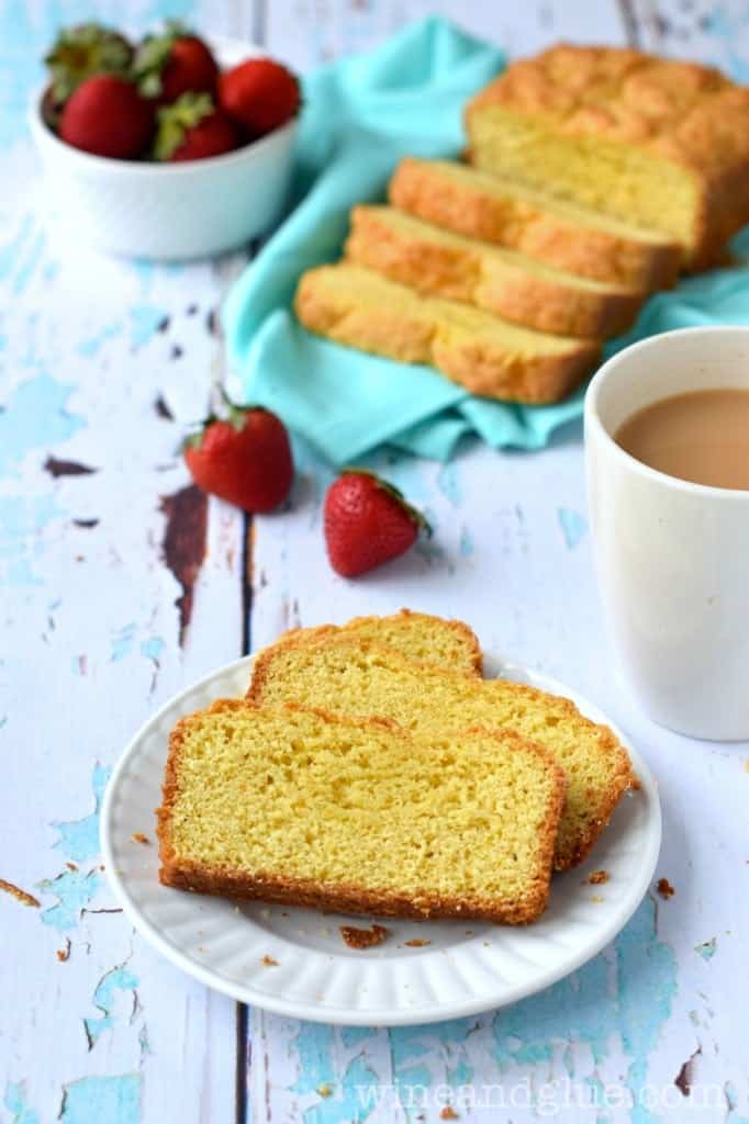 This Lemon Pudding Quick Bread is sweet, moist, and has a fantastic lemon punch!