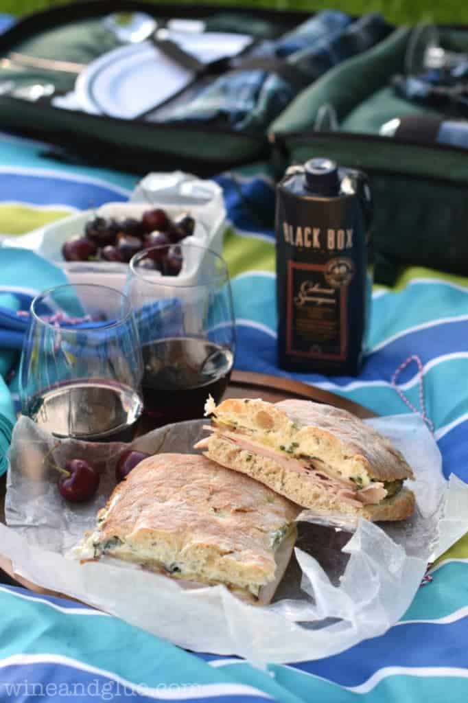 A delicious and easy sandwich that's perfect for a summer picnic!