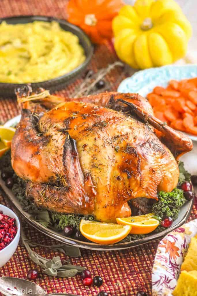 Roast Turkey In a Bag - Garnish & Glaze