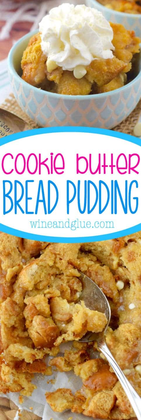 cookie_butter_bread_pudding_dessert_easy