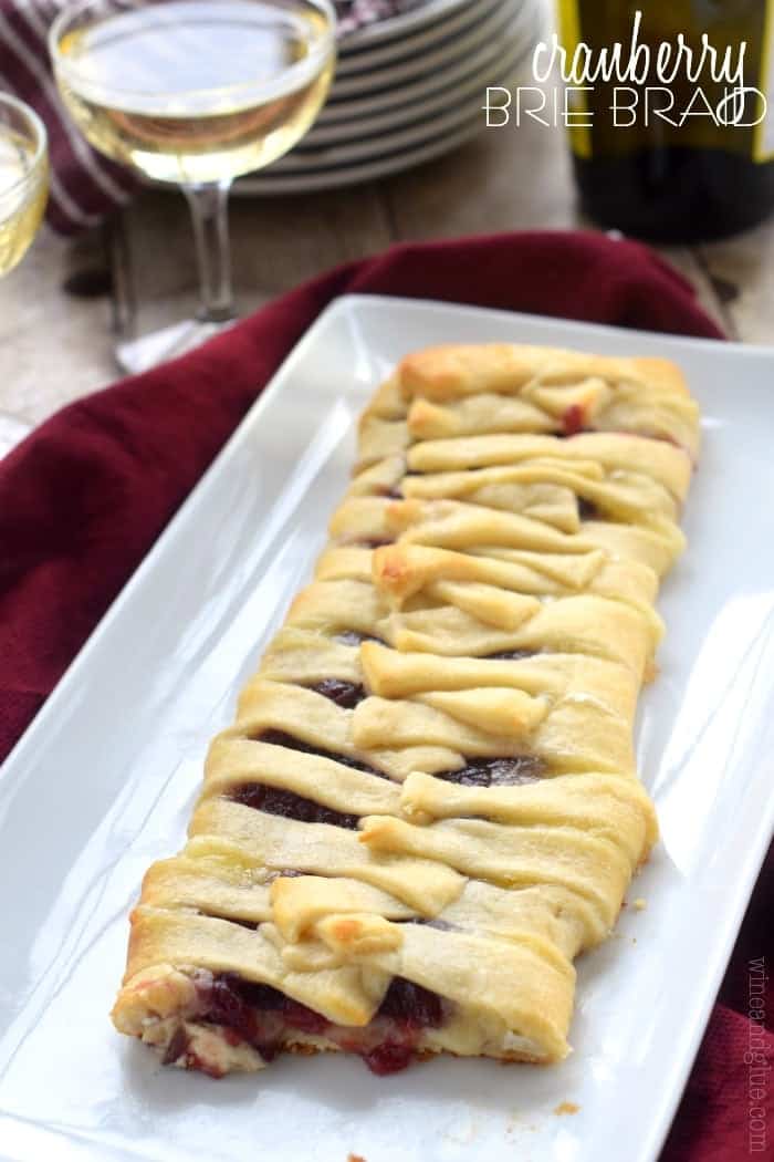 Cranberry Brie Braid