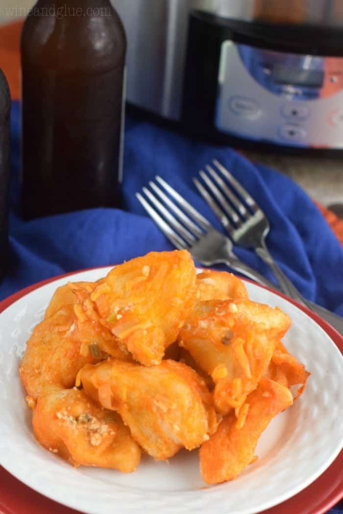 This Crock Pot Buffalo Bread is pretty much as simple and delicious as it gets!