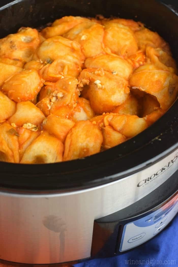 This Crock Pot Buffalo Bread is pretty much as simple and delicious as it gets!