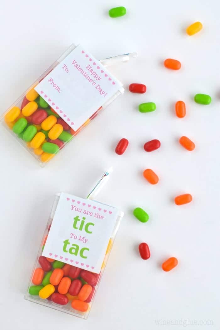 This Free Tic Tac Valentine Printable sheet make for an easy and super cute Valentine!