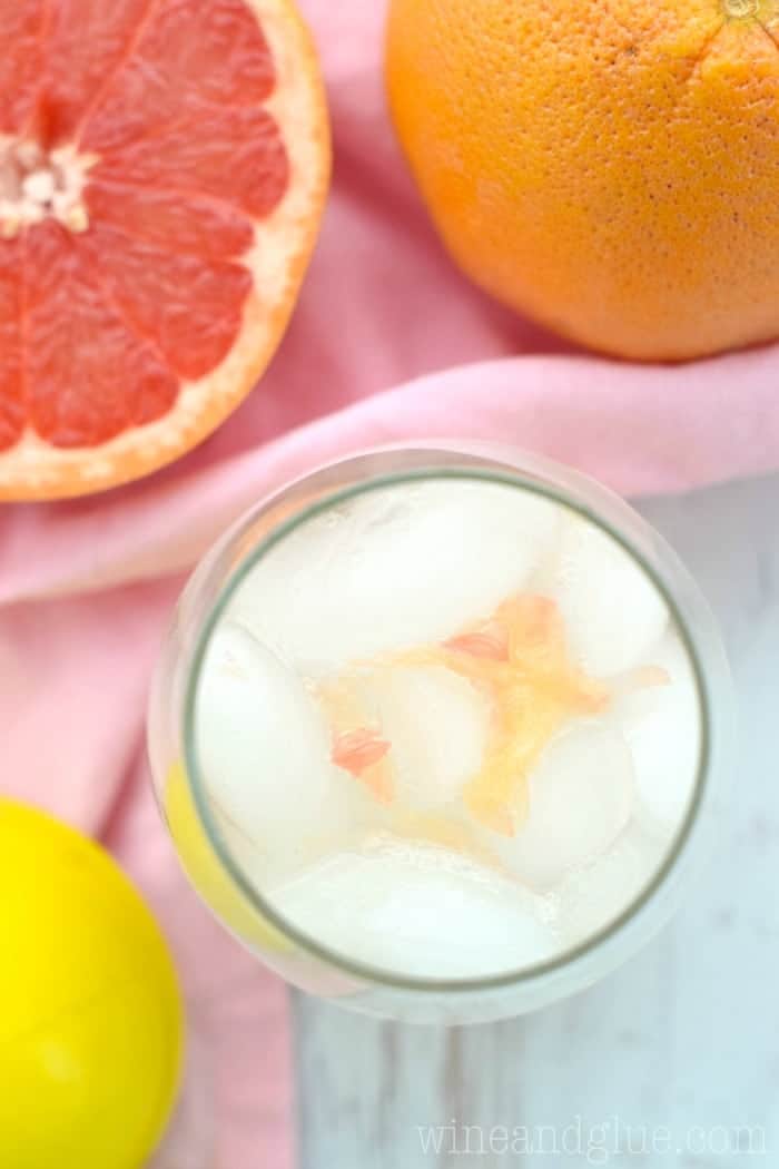 This Skinny Grapefruit Margarita is the perfect amount of sweet and delicious, but only about 120 calories!