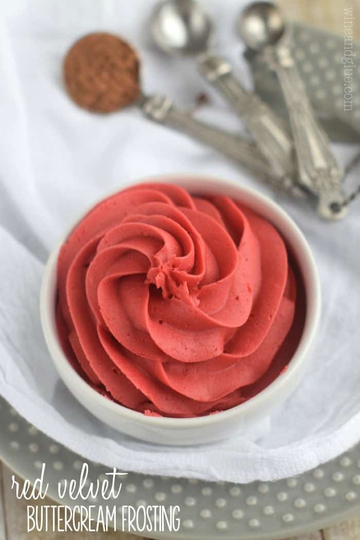 Red Velvet Buttercream Frosting