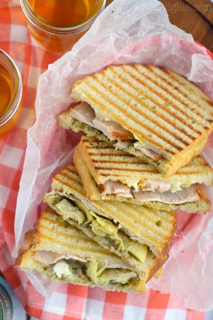 This Turkey Artichoke Panini is like your favorite cafe sandwich at home!