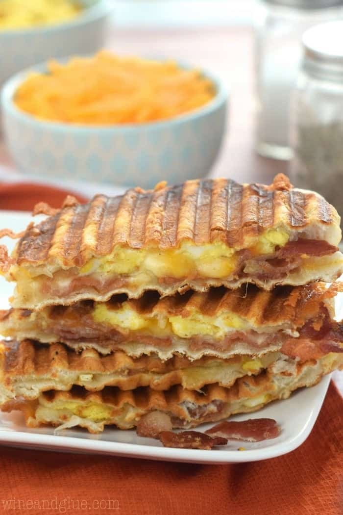 Pams Party & Practical Tips: Bacon, Egg, and Cheese Biscuit Waffle