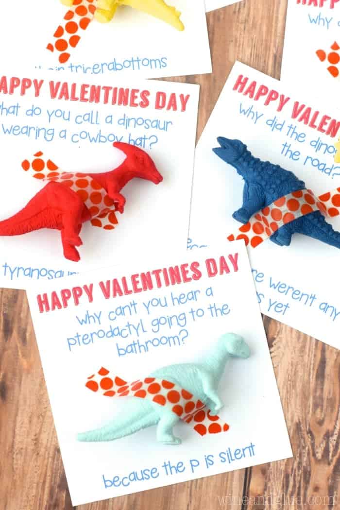 A cute Dinosaur Valentine that comes complete with a funny joke!  What more could you ask for? 