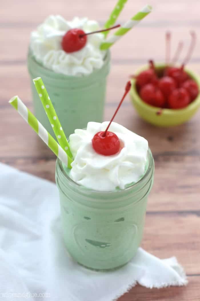 This Skinny Shamrock Shake is a much lighter way to enjoy this fun treat!