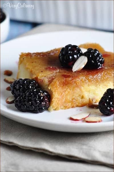 Amaretto Brioche Bake Casserole