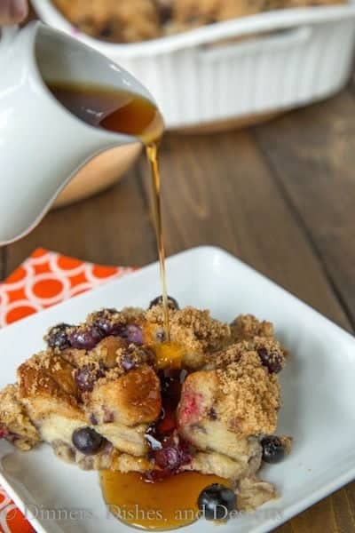 Blueberry French Toast Bake