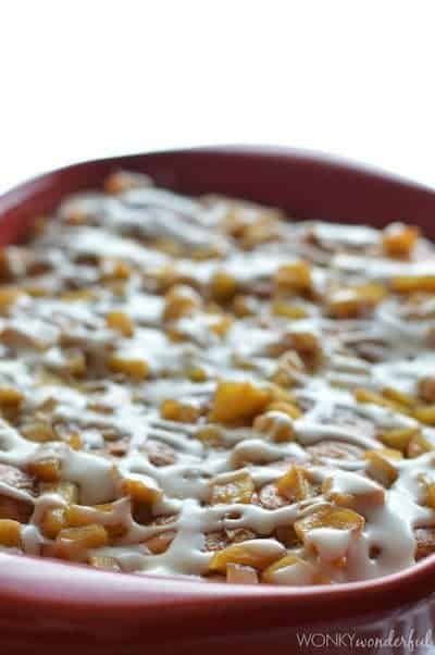 Apple Fritter Breakfast Casserole