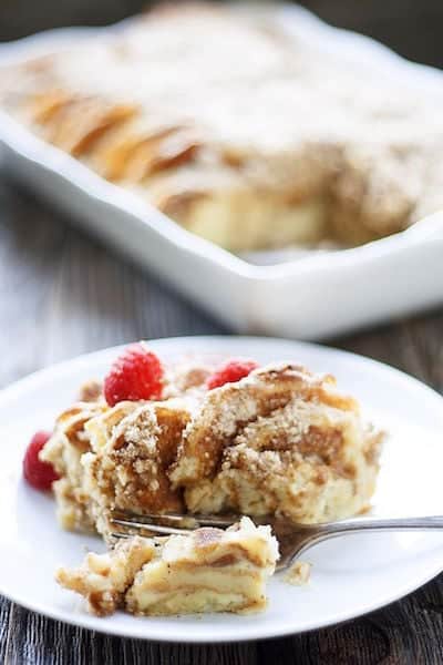 Overnight Pancake Casserole