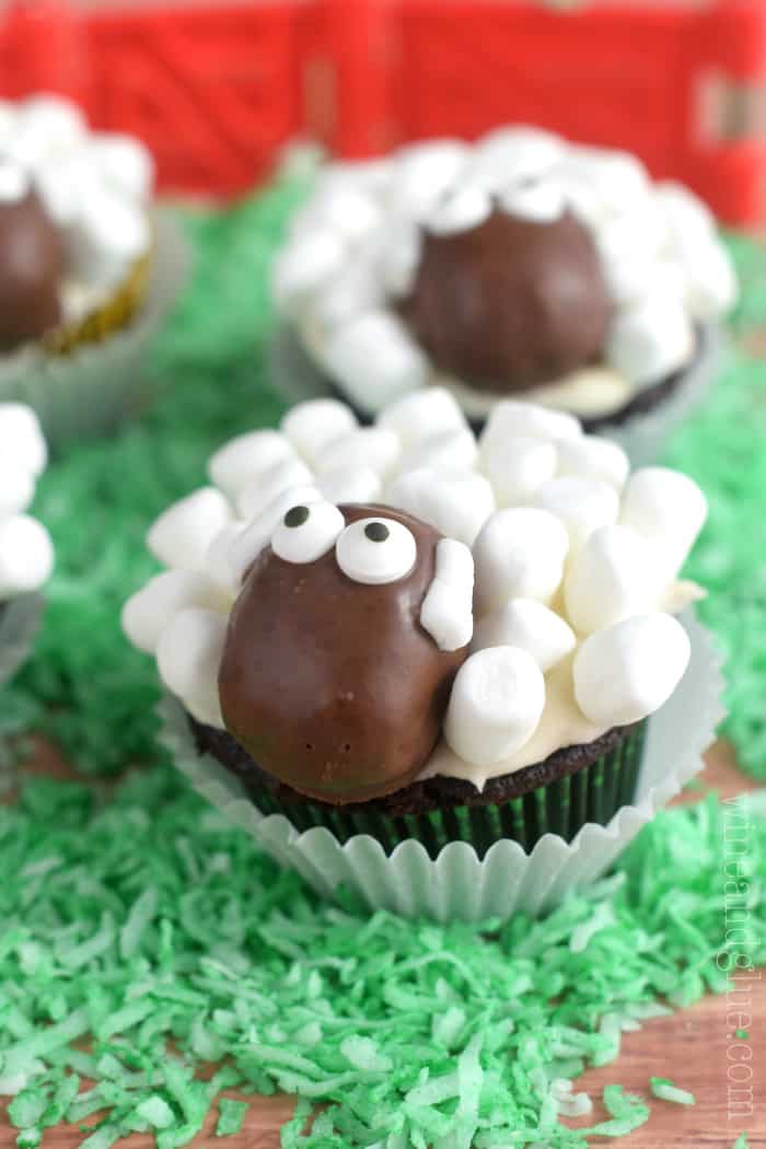 Sheep Cupcakes - Simple Joy