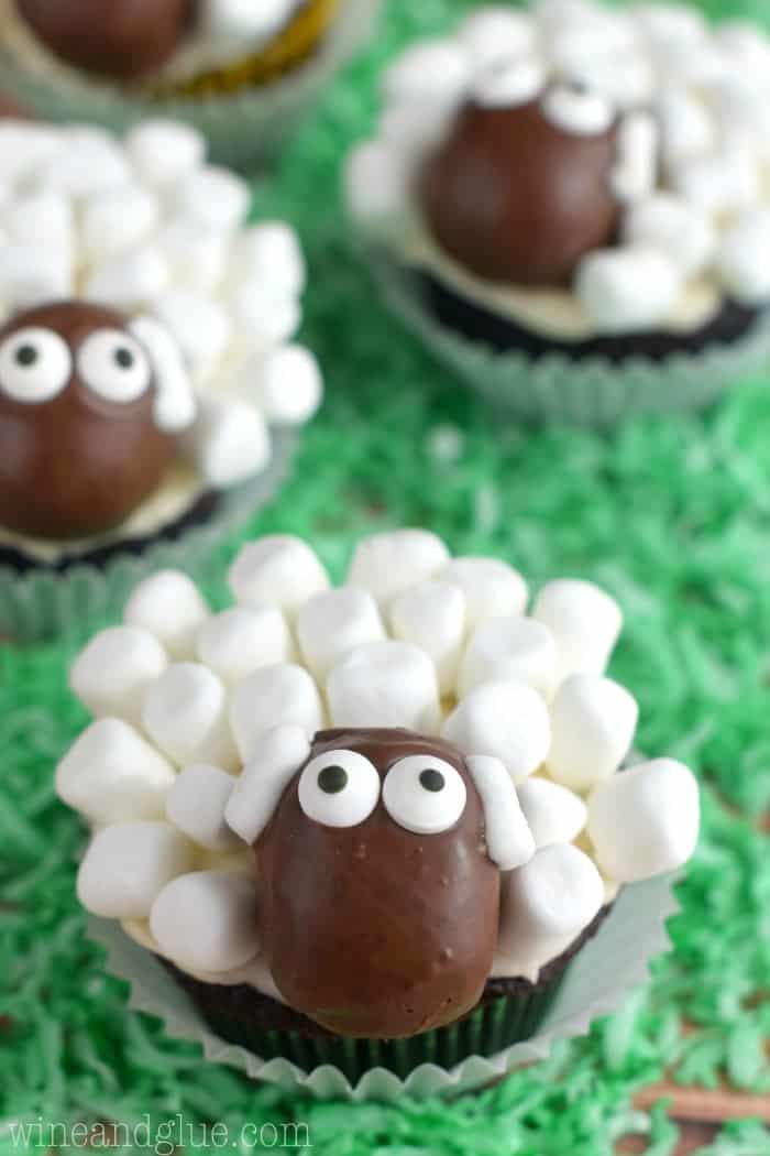Sheep Cupcakes! Cute and unbelievably delicious!!