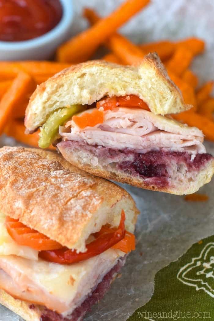 This Blackberry Turkey Sub is one of my favorite things to order and my favorite restaurant!  Simple but FULL of flavor!