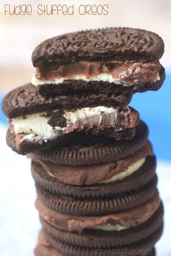 These amazingly delicious little cookies are so crazy good you won't ever want to eat Oreos without that layer of fudge!