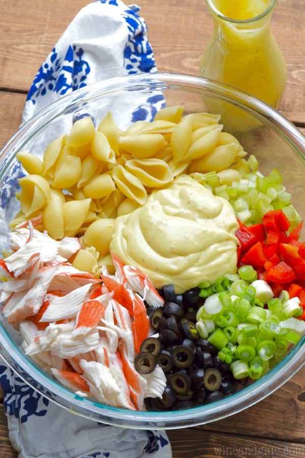 Crab Pasta Salad - Simple Joy