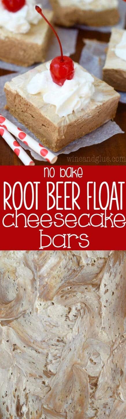 root_beer_float_no_bake_cheesecake_bars_long