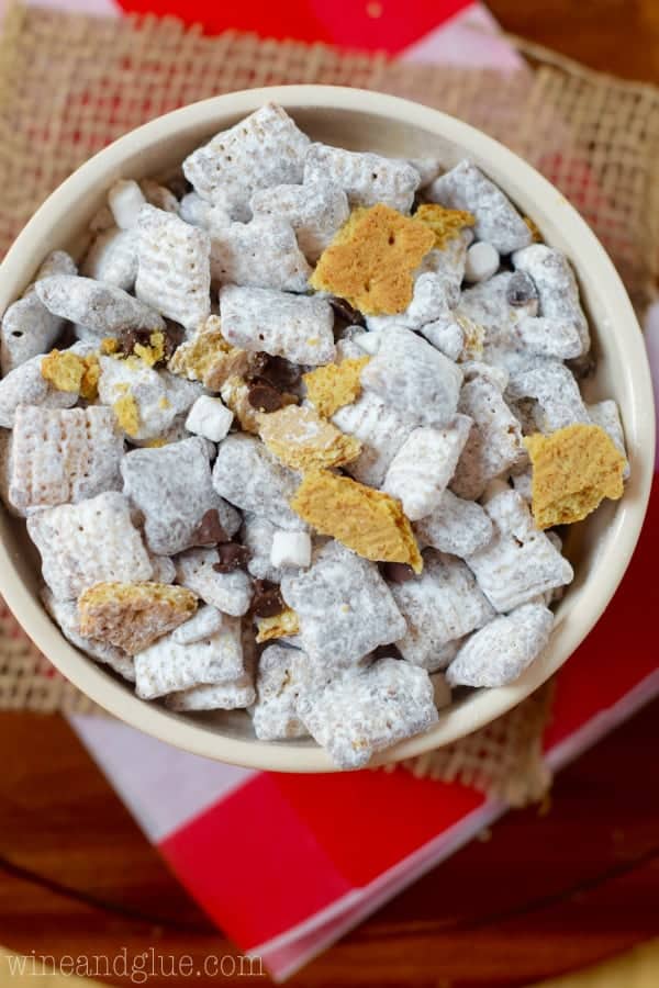 These S'mores Muddy Buddies are so easy to throw together but are such a fun treat!