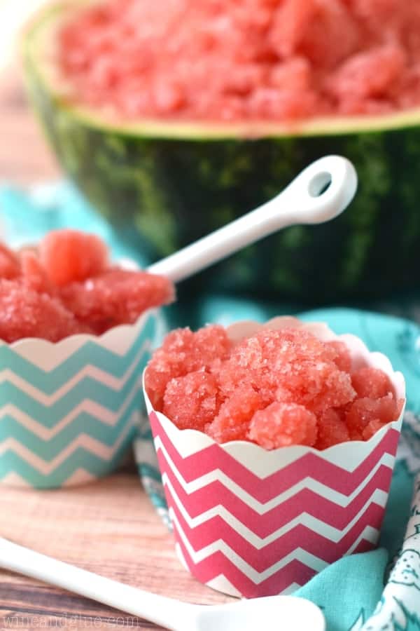 You only need ONE ingredient for this fun and delicious Watermelon Granita!