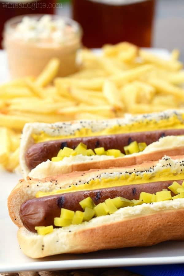 Totally perfect for summer grilling are these Ball Park Park's Finest frankfurters!