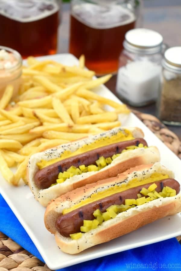 Totally perfect for summer grilling are these Ball Park Park's Finest frankfurters!