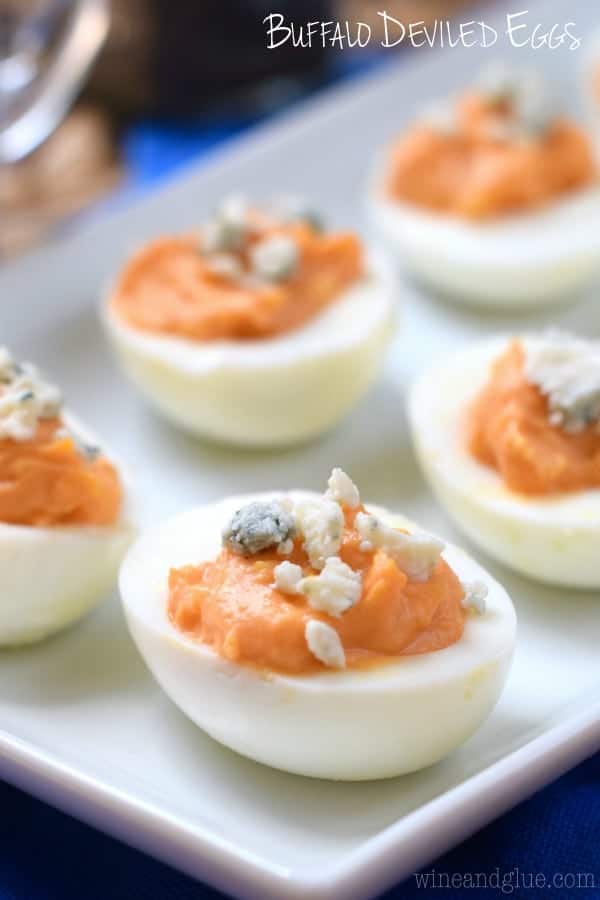 Buffalo Deviled Eggs