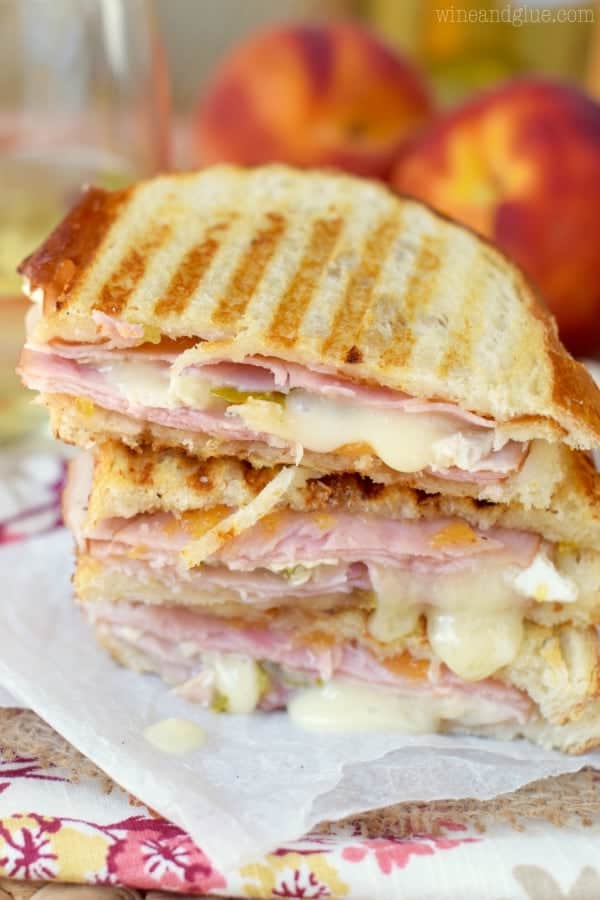 This Jalapeño Peach Panini is a serious combination of amazing flavors! I'm so obsessed with this sandwich I ate it for four meals in a row!