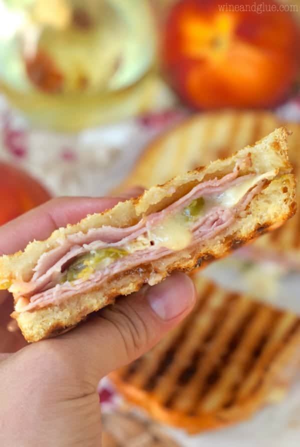 This Jalapeño Peach Panini is a serious combination of amazing flavors! I'm so obsessed with this sandwich I ate it for four meals in a row!