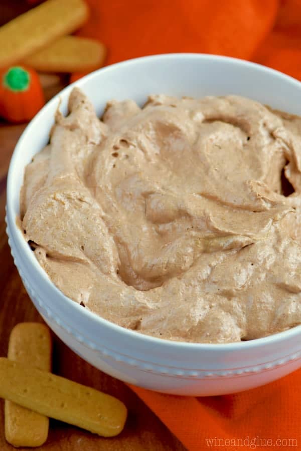 This Pumpkin Nutella Dip is only five ingredients and SO delicious!