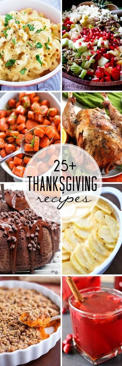 More than 25 Thanksgiving Recipes for your holiday table! 