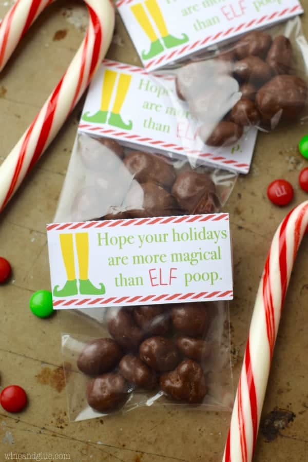 This Elf Poop Printable is so simple but so fun! A perfect and easy gift for kids to give friends.