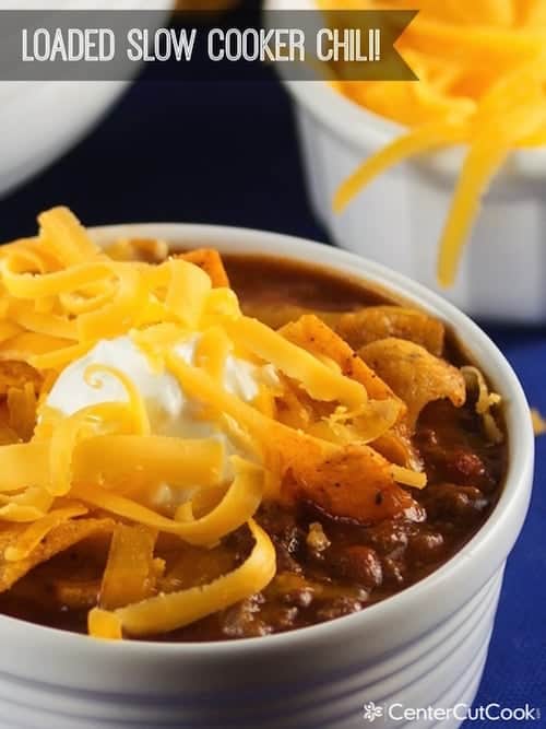 Loaded Slow Cooker Chili Recipe